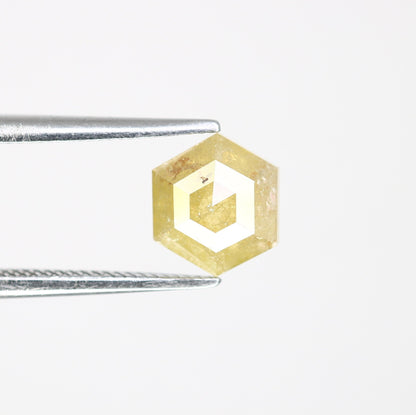 1.20 CT Salt and Pepper Hexagon Cut - Natural Loose Hexagon Shape -Unique Diamond for Ring - Special Gift for Her - Wholesaler of Diamond