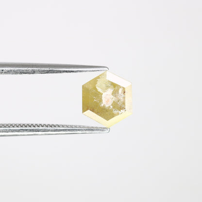1.20 CT Salt and Pepper Hexagon Cut - Natural Loose Hexagon Shape -Unique Diamond for Ring - Special Gift for Her - Wholesaler of Diamond