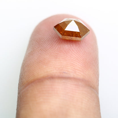 1.80 CT Salt and Pepper Hexagon Cut - Natural Loose Hexagon Shape -Unique Diamond for Ring - Special Gift for Her - Wholesaler of Diamond