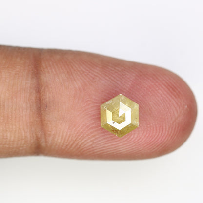 1.20 CT Salt and Pepper Hexagon Cut - Natural Loose Hexagon Shape -Unique Diamond for Ring - Special Gift for Her - Wholesaler of Diamond