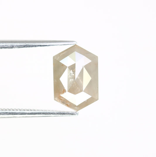 2 CT Salt and Pepper Hexagon Cut - Natural Loose Hexagon Shape -Unique Diamond for Ring - Special Gift for Her - Wholesaler of Diamond