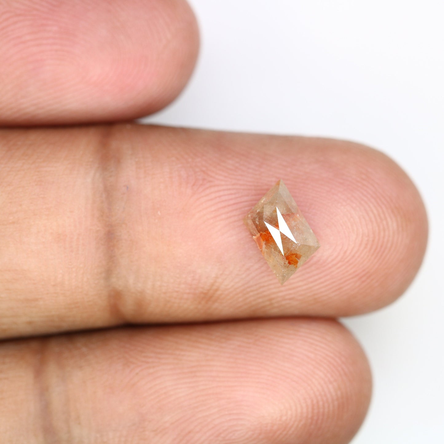 1.30 CT Red Color Geometric Shape Loose Diamond For Diamond Pendant | Birthday Gift | Anniversary GiftFor Gold Ring Diamonds