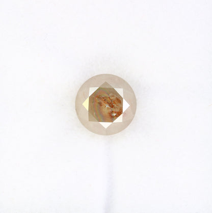 2.37 CT Grey Round Brilliant Cut Diamond | Perfect for Proposal or Engagement Ring | Ideal Gift for Wife or Anniversary |Custom Gold Setting