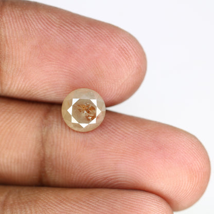 2.37 CT Grey Round Brilliant Cut Diamond | Perfect for Proposal or Engagement Ring | Ideal Gift for Wife or Anniversary |Custom Gold Setting