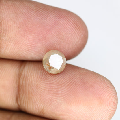 1.75 CT Peach Color Loose Brilliant Cut Diamond | Ideal for Wedding or Proposal Ring | Perfect Gift for Her | Custom Gold Ring Setting