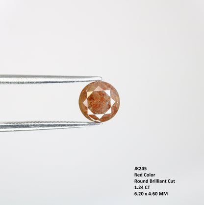 1.24 CT Round Cut Brilliant Loose Galaxy Diamond For Wedding Jewelry | Customized Jewelry MakingFor Gold Ring Diamonds