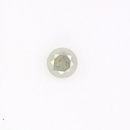 1.52 CT Grey Round Natural Brilliant Cut Diamond | Ideal for Multiple Occasions and Wedding Jewelry | Custom Gold Ring Setting