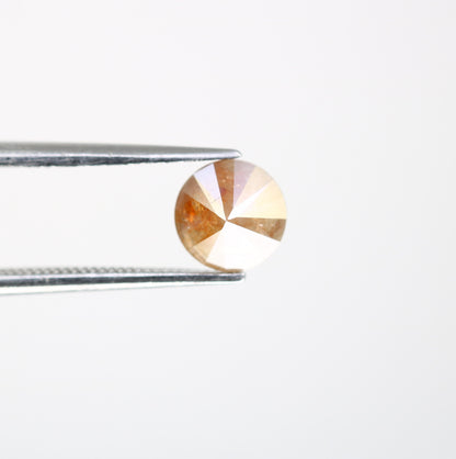1.32 CT Natural Peach Rustic Brilliant Cut Diamond | Ideal for Wedding or Engagement Ring | Custom Gold Ring Setting