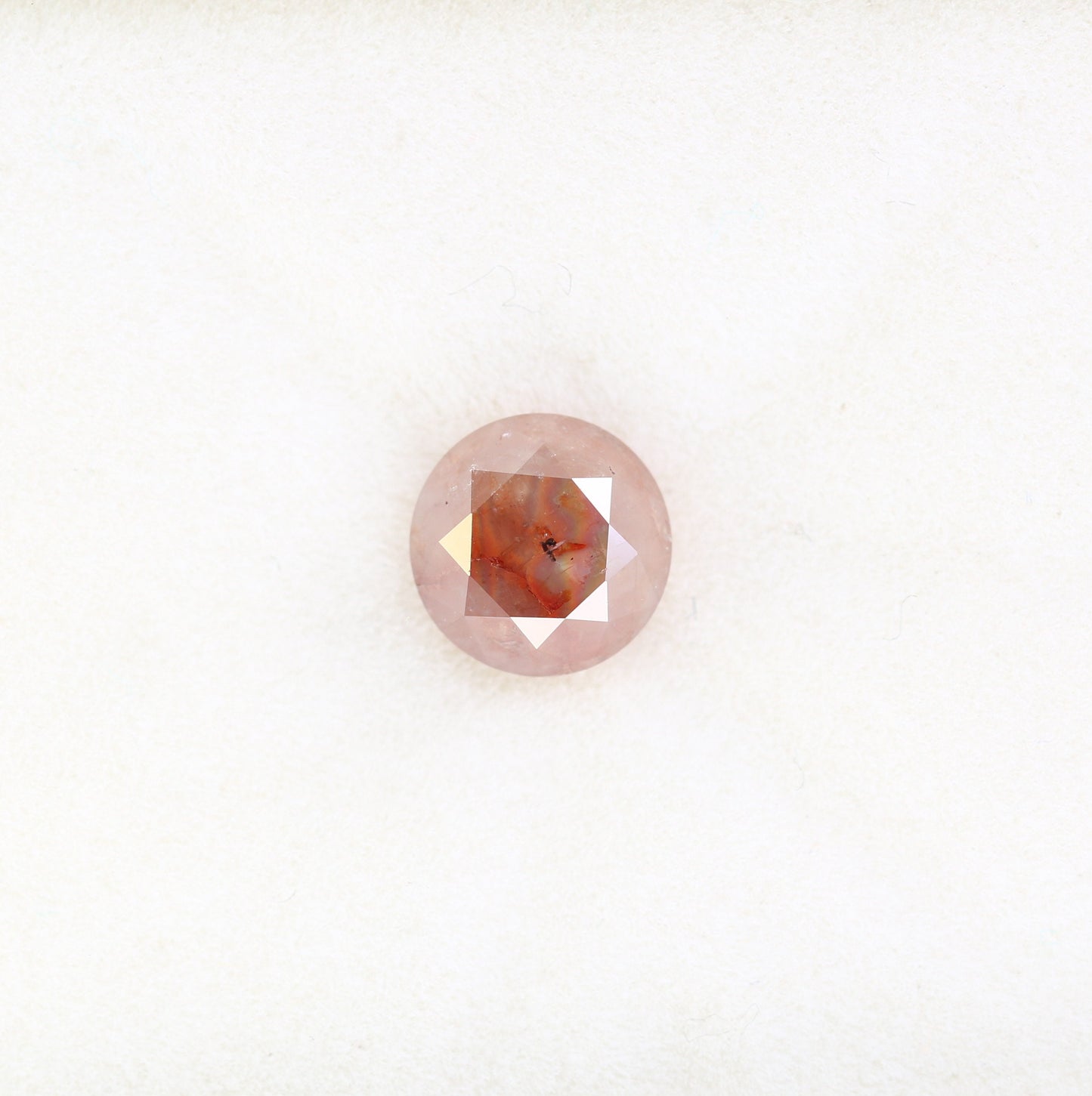 1.60 CT Red Round Brilliant Cut Diamond | Ideal for Promise Ring | Perfect Gift for Her | Custom Ring Design | Gold Ring Diamonds