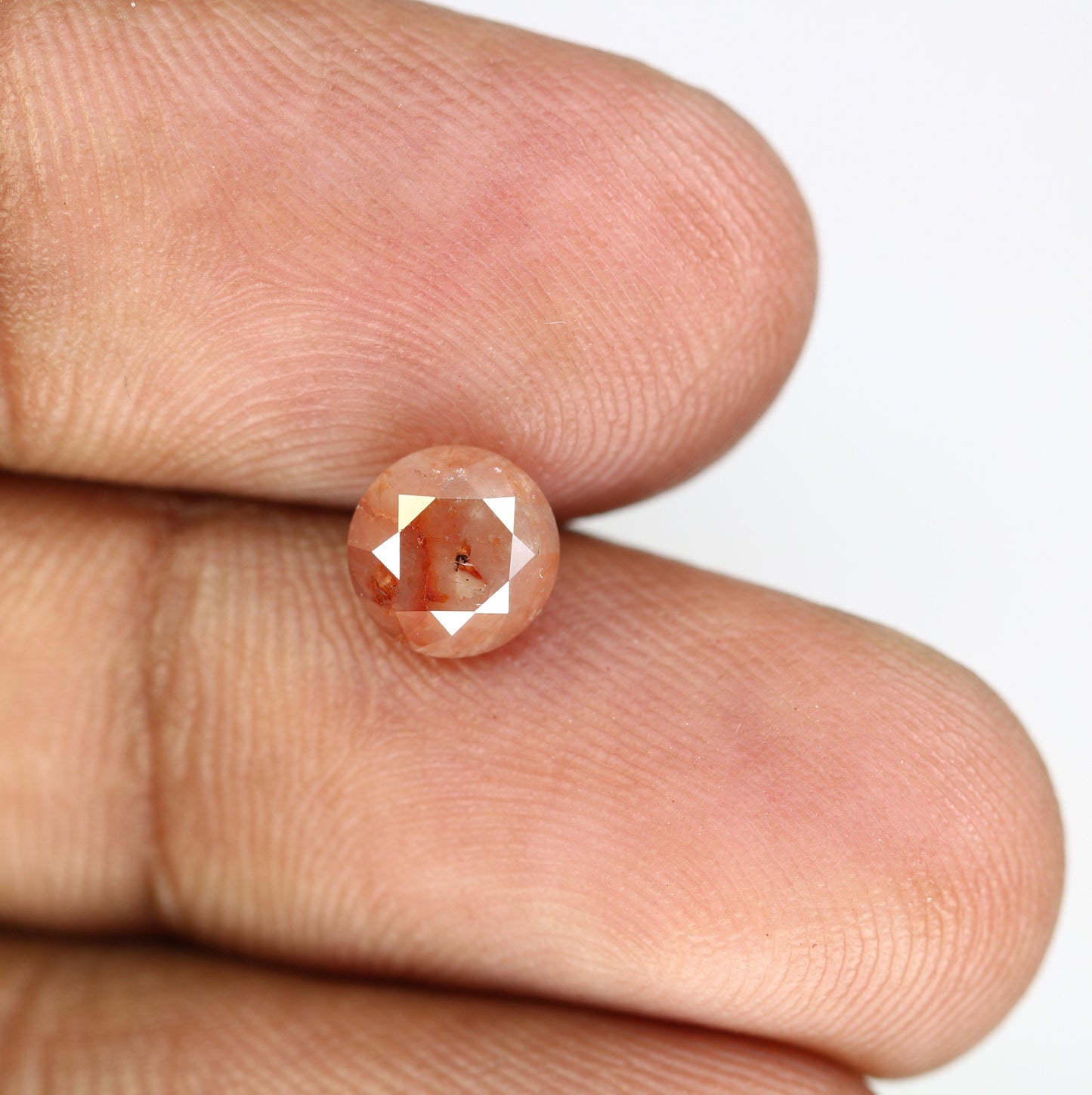 1.60 CT Red Round Brilliant Cut Diamond | Ideal for Promise Ring | Perfect Gift for Her | Custom Ring Design | Gold Ring Diamonds