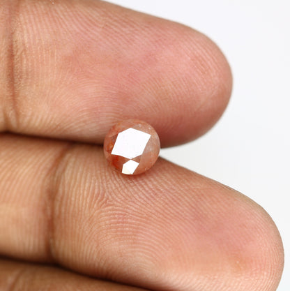 1.60 CT Red Round Brilliant Cut Diamond | Ideal for Promise Ring | Perfect Gift for Her | Custom Ring Design | Gold Ring Diamonds