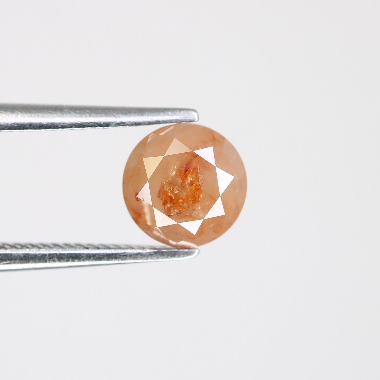 1.04 CT Red Round Brilliant Cut Diamond | Ideal for Engagement Ring | Perfect Anniversary Gift | Gift for Her | Custom Gold Ring Setting