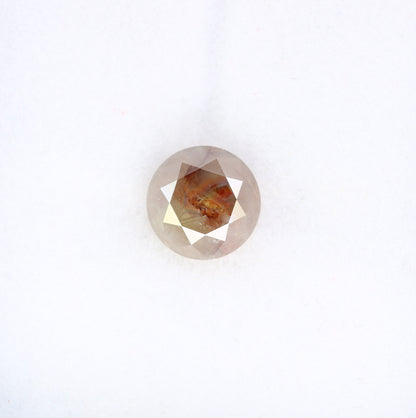 2.03 CT Round Brilliant Cut Red Loose Diamond | Perfect for Promise Ring | Ideal Gift for Her | Custom Gold Ring Setting