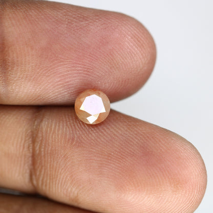 1.04 CT Red Round Brilliant Cut Diamond | Ideal for Engagement Ring | Perfect Anniversary Gift | Gift for Her | Custom Gold Ring Setting