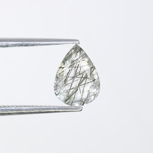 0.86 CT Pear Cut Rutile Natural Gemstone For Engagement Ring | Wedding Ring | Proposal Ring | Gift For HerFor Gold Ring Diamonds