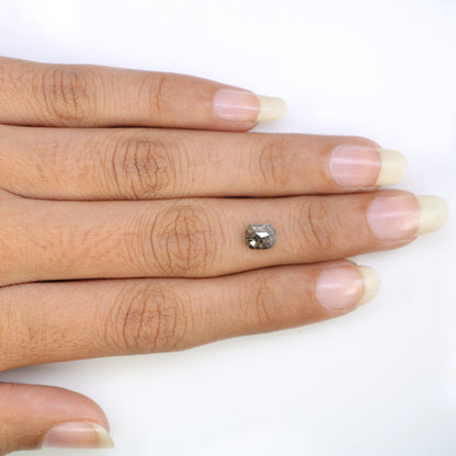 1.06 CT Emerald Cut Loose Diamond - Salt and Pepper Emerald Shape Diamond - Emerald For Wedding Ring - LABORDAY Offer - Customize Jewelry