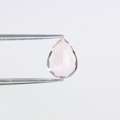 0.97 CT Natural Pink Morganite Pear Gemstone for Engagement Ring - Perfect Gift for Sister