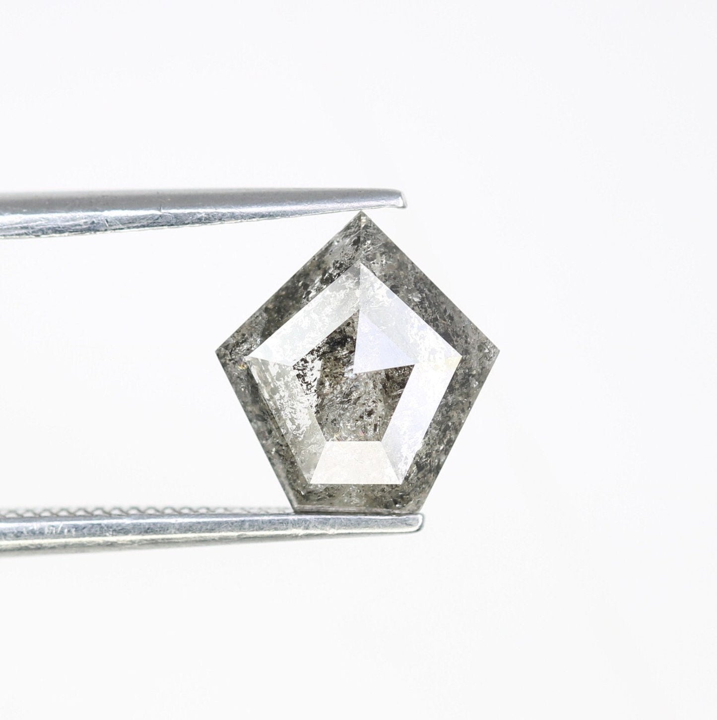 1.26 CT Geometric Shape Salt And Pepper Diamond For Wedding Jewlery | Engagement Riing | Fancy Colour DiamondFor Gold Ring Diamonds