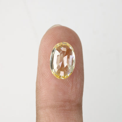 5.54 CT Natural Citrine Oval Loose Gemstone - Stunning Yellow Stone for Fine Jewelry and Diamonds