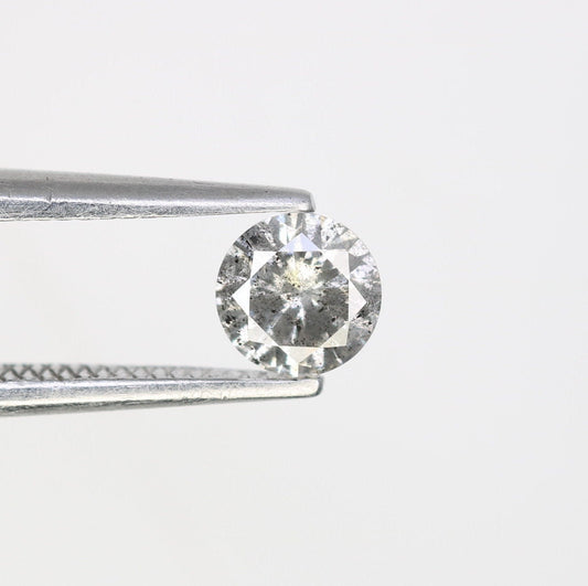 0.35 CT Natural Salt and Pepper Brilliant Cut Diamond | Fancy Color Diamond | Perfect Gift for Her | Gold Jewelry Making | Wholesale Price