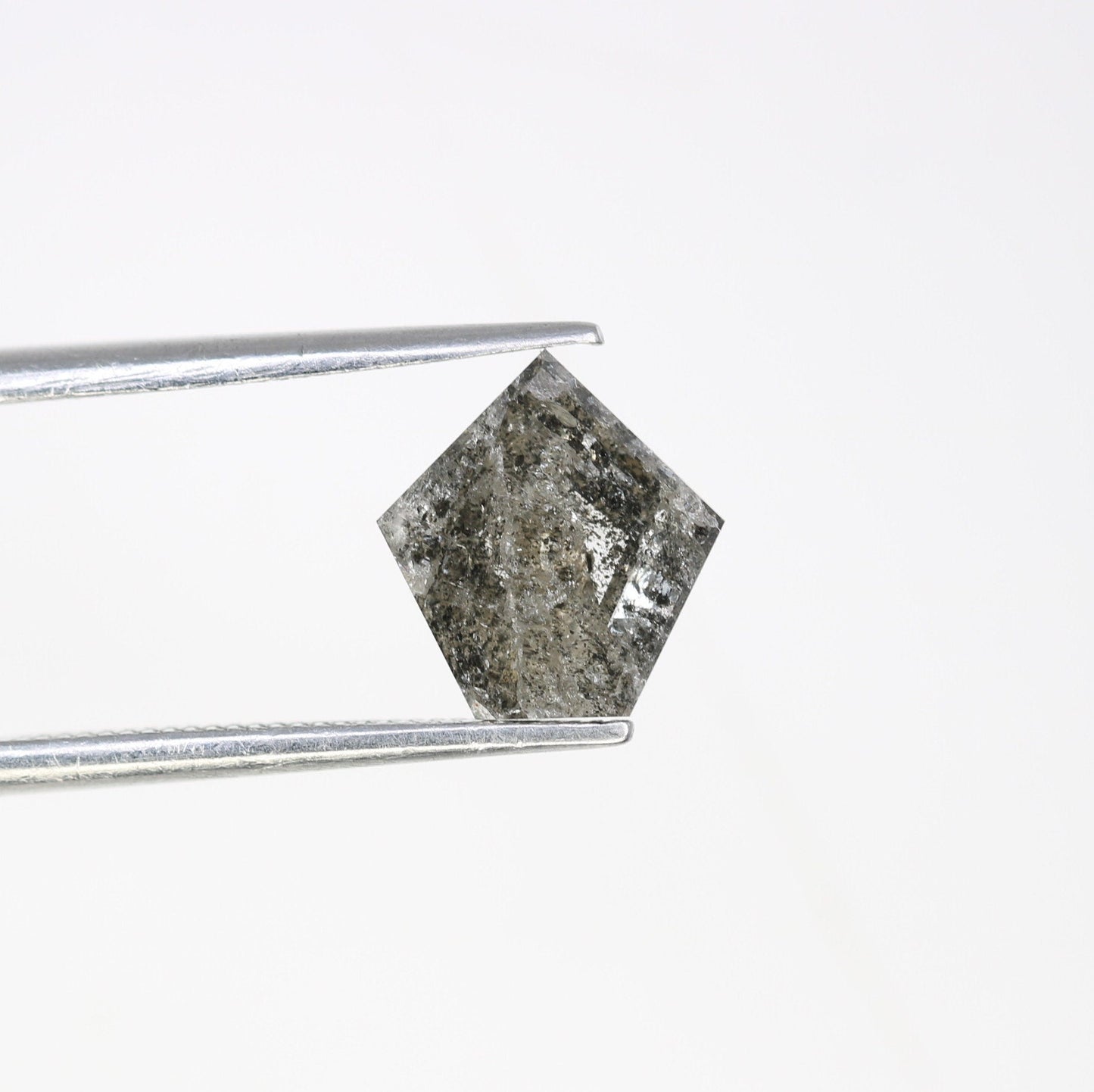 1.26 CT Geometric Shape Salt And Pepper Diamond For Wedding Jewlery | Engagement Riing | Fancy Colour DiamondFor Gold Ring Diamonds