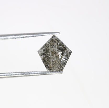 1.26 CT Geometric Shape Salt And Pepper Diamond For Wedding Jewlery | Engagement Riing | Fancy Colour DiamondFor Gold Ring Diamonds