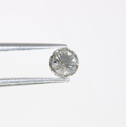 0.38 CT Natural Salt and Pepper Brilliant Cut Loose Diamond | Ideal for Proposal Ring, Diamond Pendant, or Gift for Her | Gold Ring Diamonds
