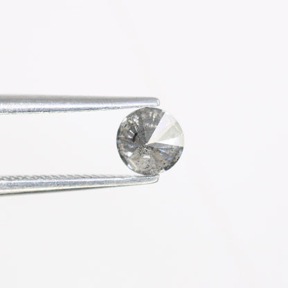 0.41 CT Natural Salt and Pepper Brilliant Cut Loose Diamond |Perfect for Proposal Ring, Diamond Pendant, or Gift for Her |Gold Ring Diamonds