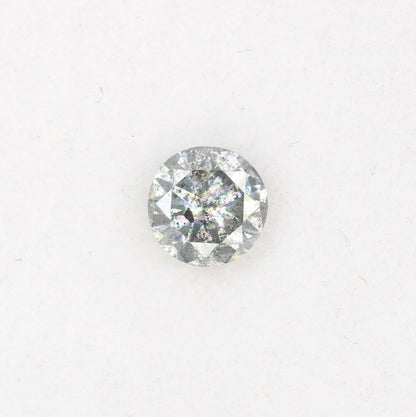 0.41 CT Natural Salt and Pepper Brilliant Cut Loose Diamond |Perfect for Proposal Ring, Diamond Pendant, or Gift for Her |Gold Ring Diamonds