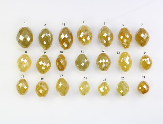 Fancy Yellow Natural Diamond | Loose Yellow Gemstone for Sale | Mixed Shape Diamonds for Jewelry | Perfect Gift for Wife & Christmas