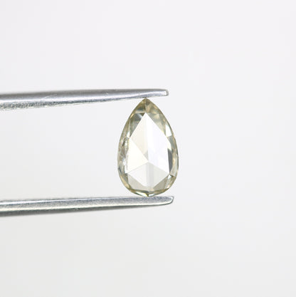 Loose Rose Cut Pear Diamond for Engagement Ring | Rustic Diamond for Gold Ring | Unique Gemstone for Custom Jewelry