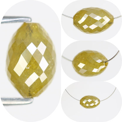 Fancy Yellow Natural Diamond | Loose Yellow Gemstone for Sale | Mixed Shape Diamonds for Jewelry | Perfect Gift for Wife & Christmas