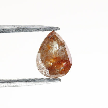 0.67 CT Pear Shape Red Colour Natural Loose Diamond For Engagement Ring, Wedding Jewlery, Gift For HerFor Gold Ring Diamonds