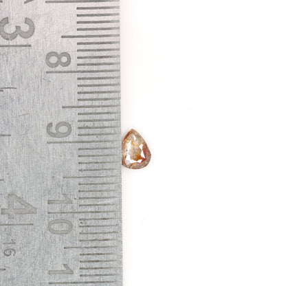 0.4 CT Natural Rough Pear Shape Light Red Colour Loose Diamond For Engagement Ring, Wedding Jewlery, Gift For HerFor Gold Ring Diamonds