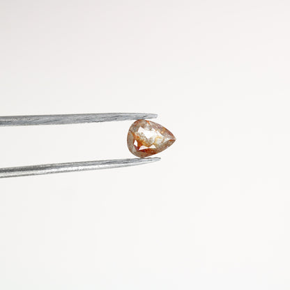 0.4 CT Natural Rough Pear Shape Light Red Colour Loose Diamond For Engagement Ring, Wedding Jewlery, Gift For HerFor Gold Ring Diamonds
