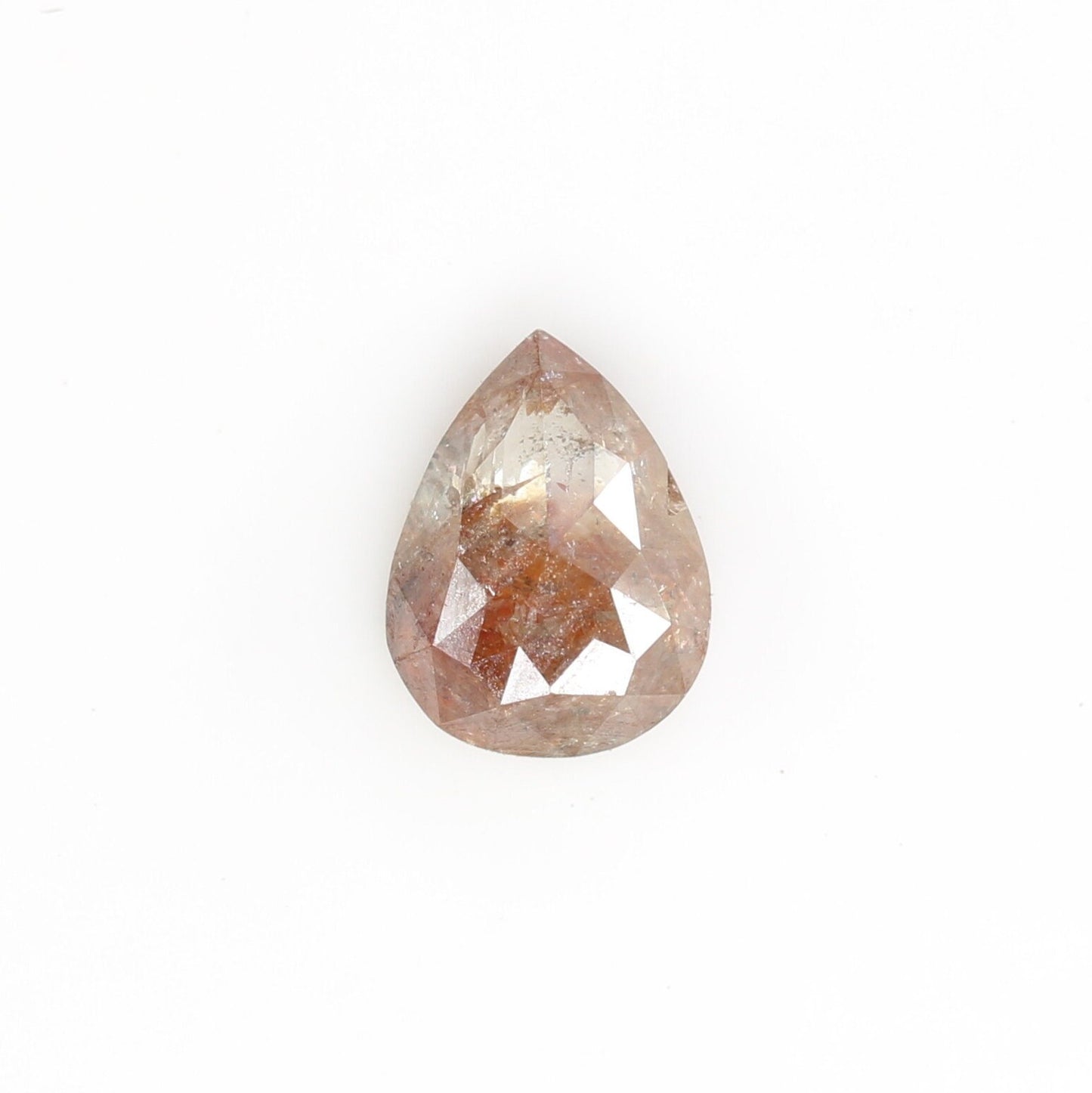 0.67 CT Pear Shape Red Colour Natural Loose Diamond For Engagement Ring, Wedding Jewlery, Gift For HerFor Gold Ring Diamonds
