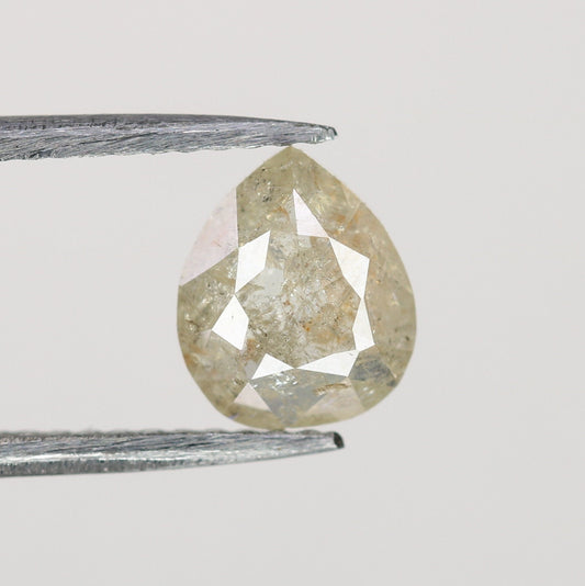 0.92 CT Pear Shape Light Yellow Diamond For Engagement Ring, Wedding Ring, JewleryFor Gold Ring Diamonds