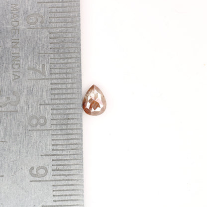 0.67 CT Pear Shape Red Colour Natural Loose Diamond For Engagement Ring, Wedding Jewlery, Gift For HerFor Gold Ring Diamonds