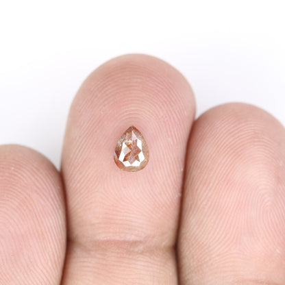 0.67 CT Pear Shape Red Colour Natural Loose Diamond For Engagement Ring, Wedding Jewlery, Gift For HerFor Gold Ring Diamonds