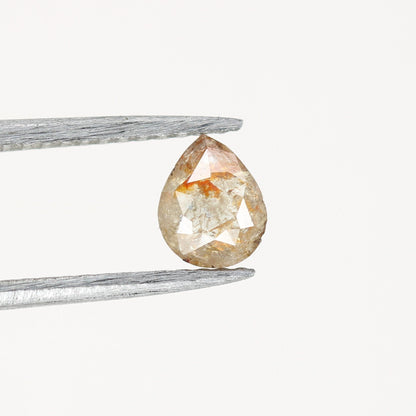 0.43 CT Peach Colour Natural Pear Shape Diamond For Wedding Ring, Engagement Ring, Gift For DaughterFor Gold Ring Diamonds