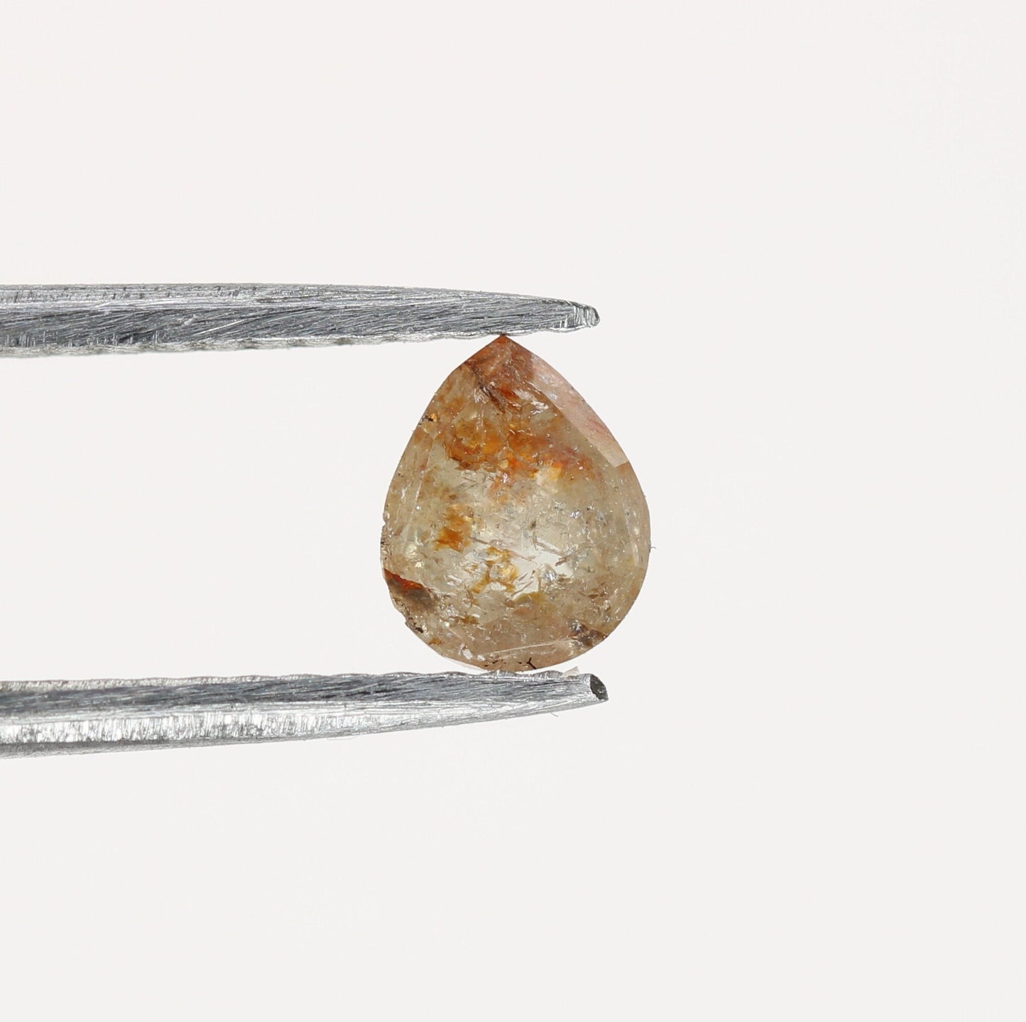 0.43 CT Peach Colour Natural Pear Shape Diamond For Wedding Ring, Engagement Ring, Gift For DaughterFor Gold Ring Diamonds