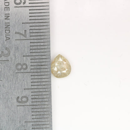 0.92 CT Pear Shape Light Yellow Diamond For Engagement Ring, Wedding Ring, JewleryFor Gold Ring Diamonds