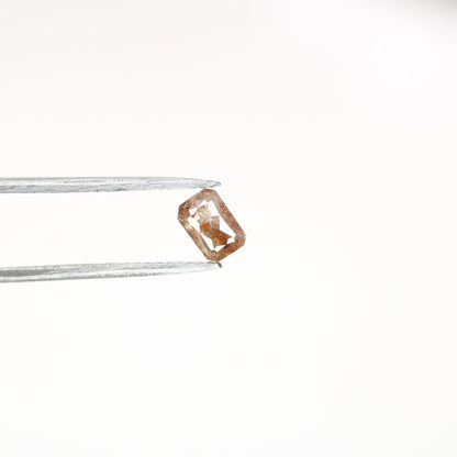 0.44 CT Emerald Cut Loose Salt & Pepper Diamond - Perfect for Wedding Rings - Labor Day Sale