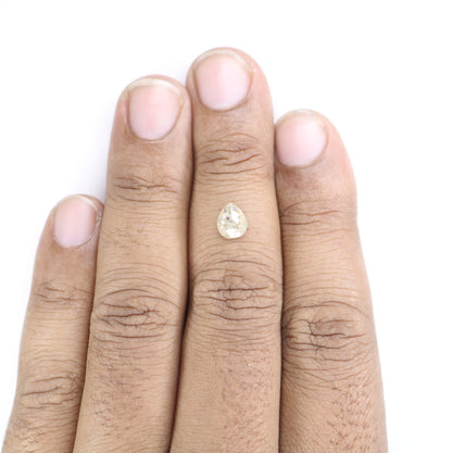 0.92 CT Pear Shape Light Yellow Diamond For Engagement Ring, Wedding Ring, JewleryFor Gold Ring Diamonds