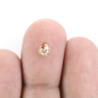 0.43 CT Peach Colour Natural Pear Shape Diamond For Wedding Ring, Engagement Ring, Gift For DaughterFor Gold Ring Diamonds