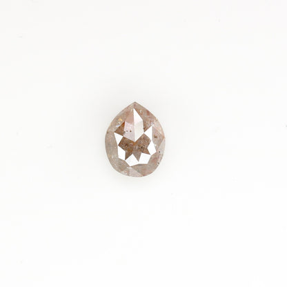 0.6 CT Beautiful Pear Shape Grey Red Colour Rustic Diamond For Multiple Ocassion And WeddingFor Gold Ring Diamonds