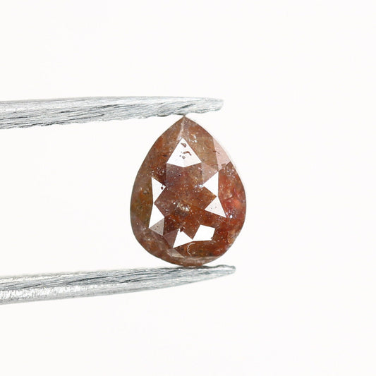 0.72 CT Natural Red Colour Pear Shape Loose Diamond For Engagement Ring, Wedding Ring, Gift For HerFor Gold Ring Diamonds