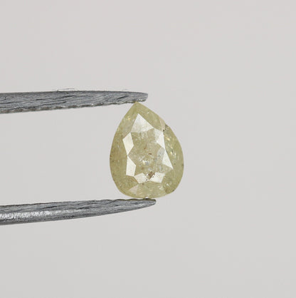 0.41 CT Natural Pear Shaped Light Yellow Diamond For Wedding Presence | Classy Ring | Pear Shape Diamond| Gift For  HerFor Gold Ring