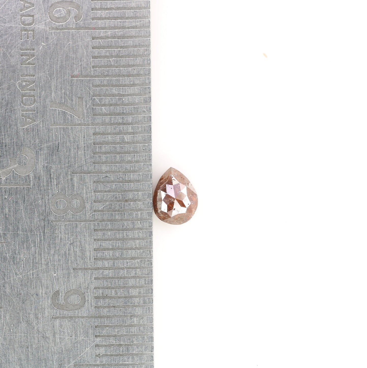 0.72 CT Natural Red Colour Pear Shape Loose Diamond For Engagement Ring, Wedding Ring, Gift For HerFor Gold Ring Diamonds
