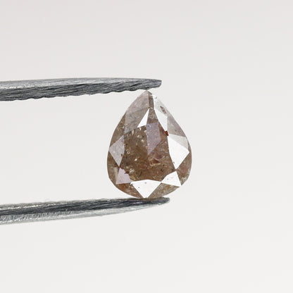 0.81 CT Grey Colour Natural Pear Shape Polished Diamond For Multiple Occasions And Wedding, Gift For HerFor Gold Ring Diamonds